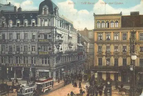 Germany Berlin Cafe Bauer Unter den Linden