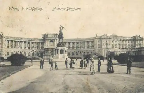 Austria Wien k. k. Hofburg Auserplatz
