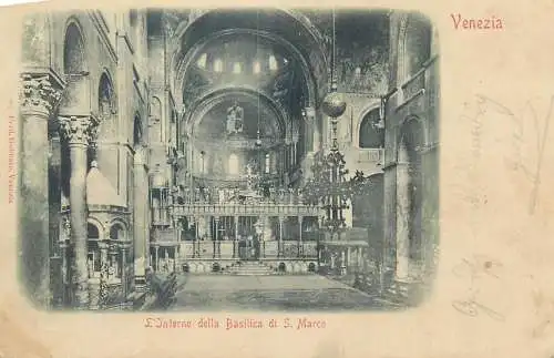 Italy Venezia Interno della Basilica di S. Marco