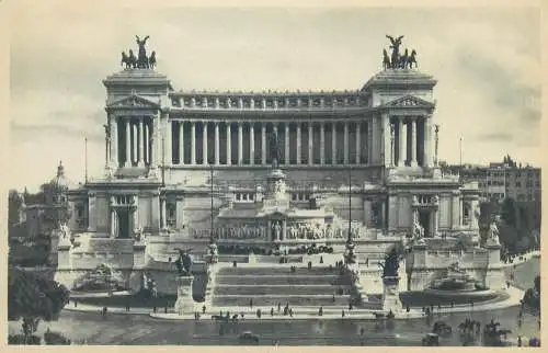 Italy Rome Monumento a Vittorio Emanuele II