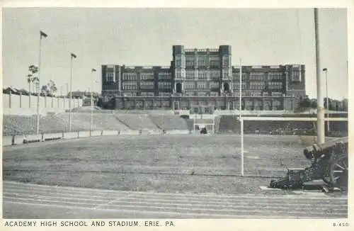 USA Erie PA Academy Highschool & Stadium