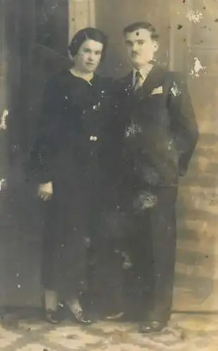 Social History elegant couple portrait photo Cluj-Napoca 1935