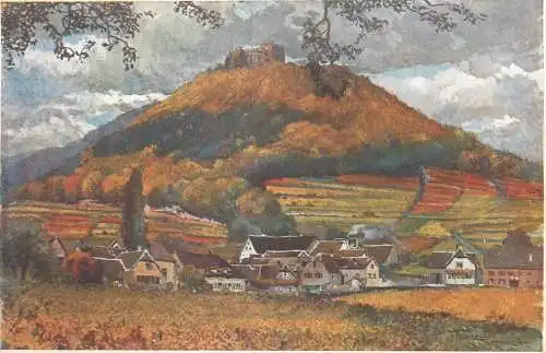 Postcard Germany Hambach Castle