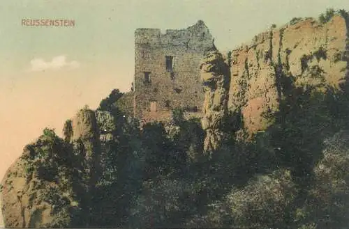 Postcard Germany Reussenstein Castle