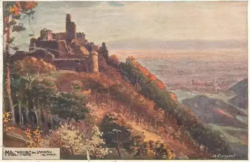 Postcard Germany Madenburg Castle