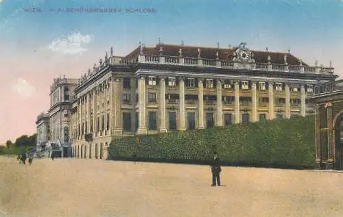 Postcard Austria Wien Schonbrunner schloss