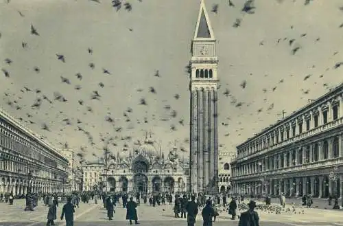 Postcard Italy Venice San Marco square