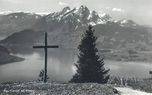 Postcard Switzerland Rigi Kanzeli mit Pilatus