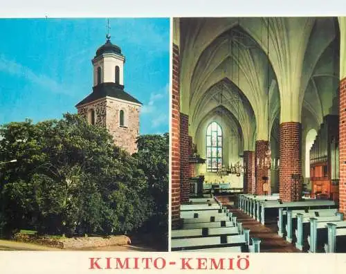 Postcard Finland Kemion Kirkko