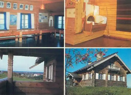 Postcard Finland Ilomantsi Runopirtti Kalevala Nayttely