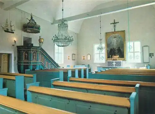Postcard Finland Halikko angelniemen kirkko