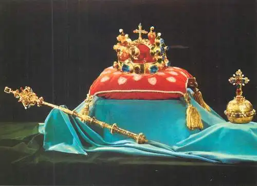 Czech Republic Prag Praha Prague coronation Jewels sceptre and apple