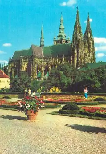 Czech Republic Prag Praha Prague castle St. Vitus cathedral