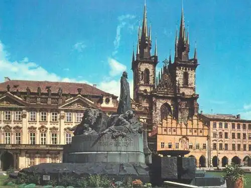 Czech Republic Prag Praha Prague castle the Tyn church