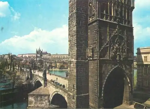 Czech Republic Prag Praha Prague castle Charles bridge