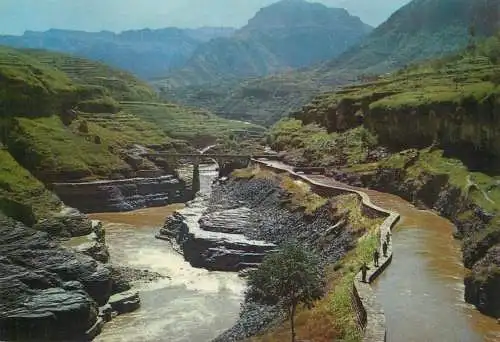 China Linhsien Country Taihang Mountains  Red Flag Canal Shicheng Gorge