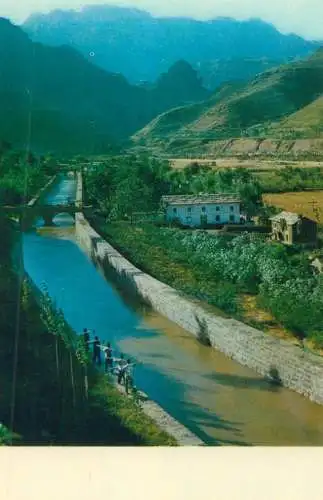China Linhsien Country Taihang Mountains  Red Flag Canal Paichiachuang village