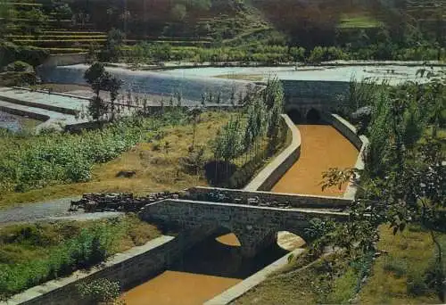 China Linhsien Country Taihang Mountains  Red Flag Canal bridge and dam