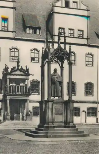 Church postcard Lutherstadt Wittenberg statten der Reformation