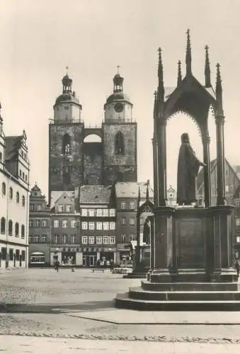Church postcard Lutherstadt Wittenberg statten der Reformation