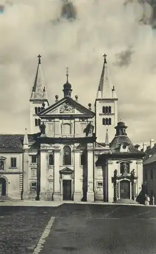 Czech Republic Prag Praha Prague castle St. George's church
