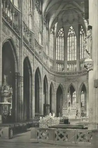 Czech Republic Prag Praha Prague cathedral interior