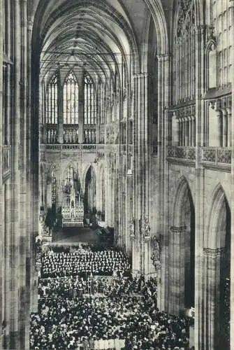 Czech Republic Prag Praha Prague St. Vitus cathedral interior