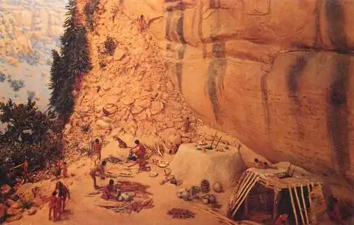 Postcard United States OK Oklahoma Oklahoma City Pueblo period Mesa Verde