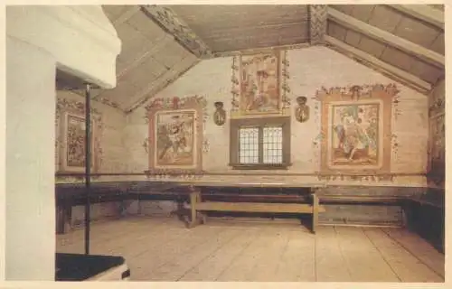 Postcard Sweden Stockholm Skansen Bolinasstugan fran Halsingland