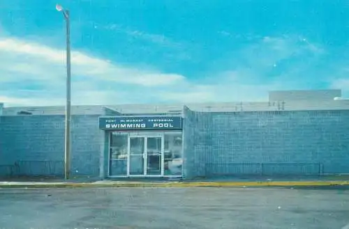 Postcard Canada Fort McMurray centennial swimming pool