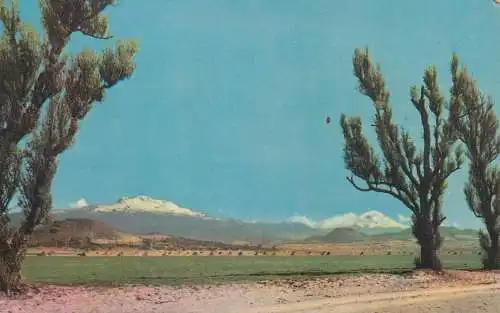 Postcard Mexico Popocatepetl Ixtacihuatl