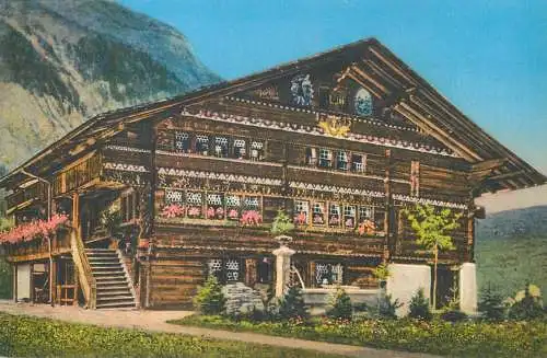 Postcard Switzerland Bernerhaus chalet Bernois