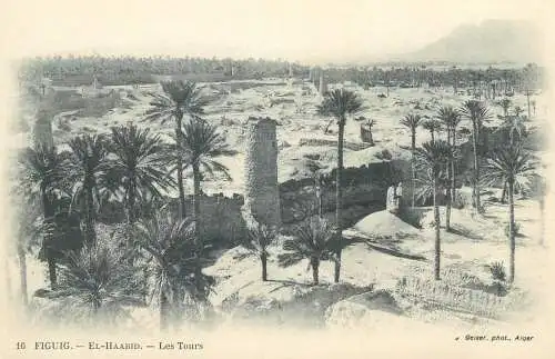 Postcard Morocco Figuig El-Haabid les tours
