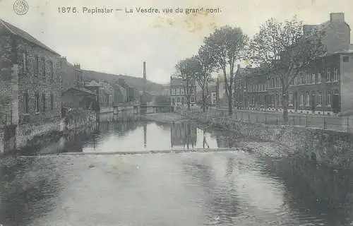 Postcard Belgium Pepinster la vesdre