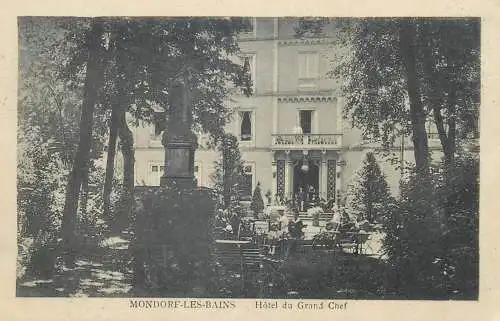 Postcard Luxembourg Mondorf-les-Bains Hotel du Grand Chef