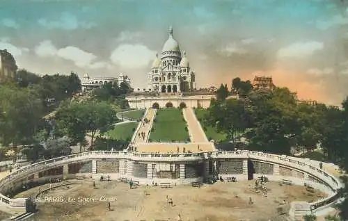 Postcard France Paris Sacré Coeur basilique
