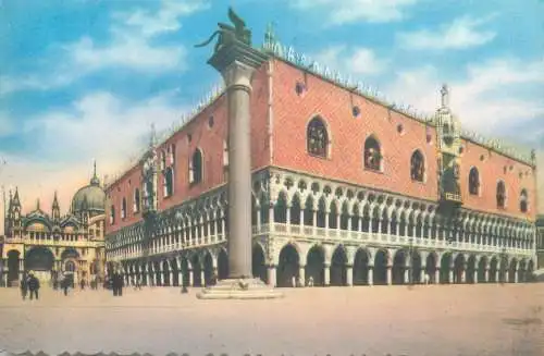 Postcard Italy Venice Doges' palace