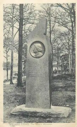England Friars Crag the Ruskin Memorial
