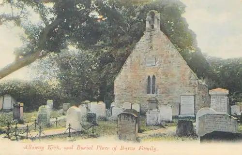 Scotland Alloway Kirk and Burial Place of Burns Family
