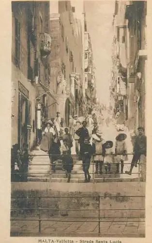 Malta Valletta Strada Santa Lucia