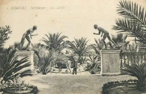 Greece Corfu Achilleion the garden