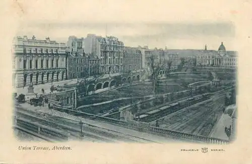 Scotland Aberdeen Union Terrace general view