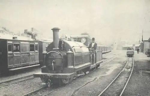 Postcard transportation train Welsh Pony on the Festiniog Narrow Gauge Railway