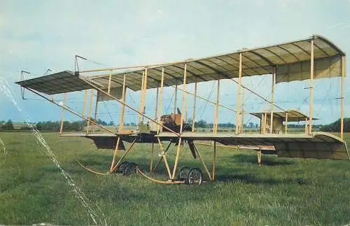Postcard transportation airplane 1910 Bristol Boxkite