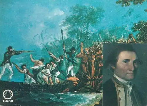 SHELL Great Britons print by Sir Arthur Bryant Captain James Cook