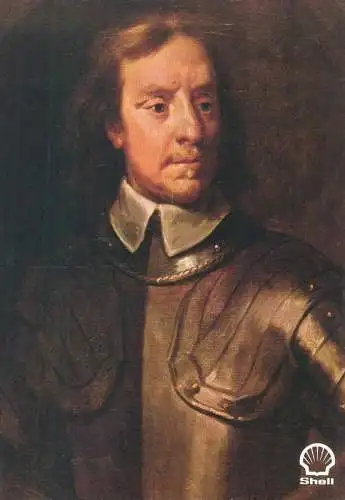 SHELL Great Britons print by Sir Arthur Bryant Oliver Cromwell