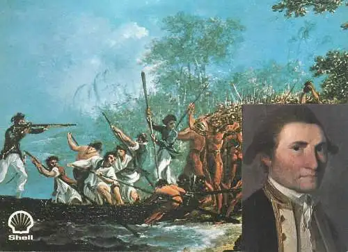 SHELL Great Britons print by Sir Arthur Bryant Captain James Cook