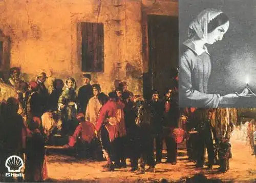 SHELL Great Britons print by Sir Arthur Bryant Florence Nightingale