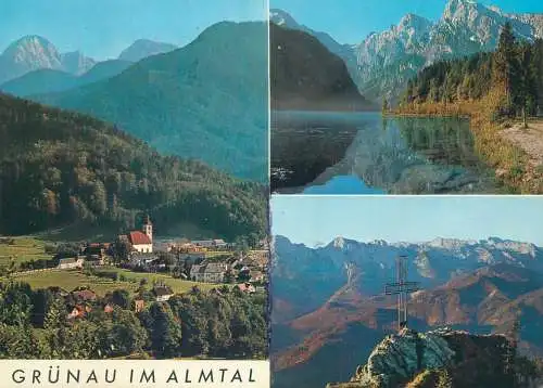 Postcard Austria Grünau im Almtal multi view