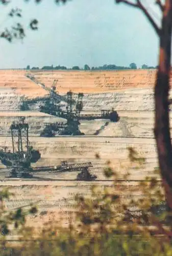 Germany Braunkohlerevier industrial mining